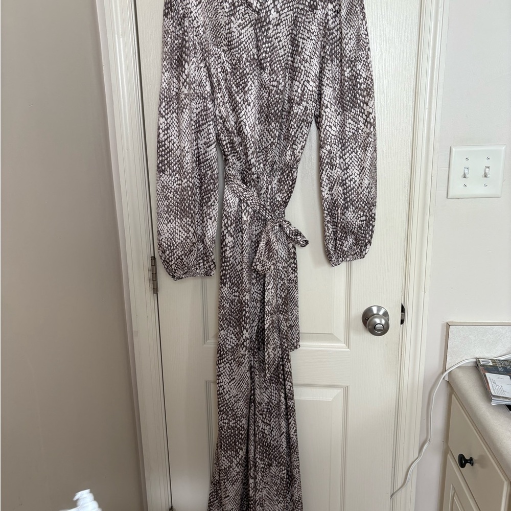 River Island Brown Patterned Dress